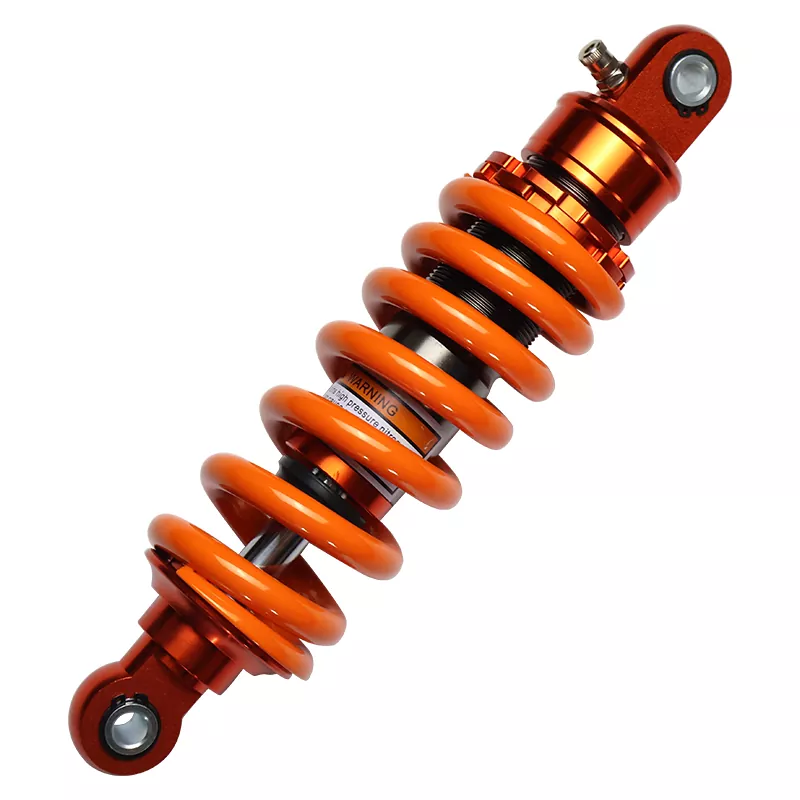 Hydraulische motorfiets achter schok